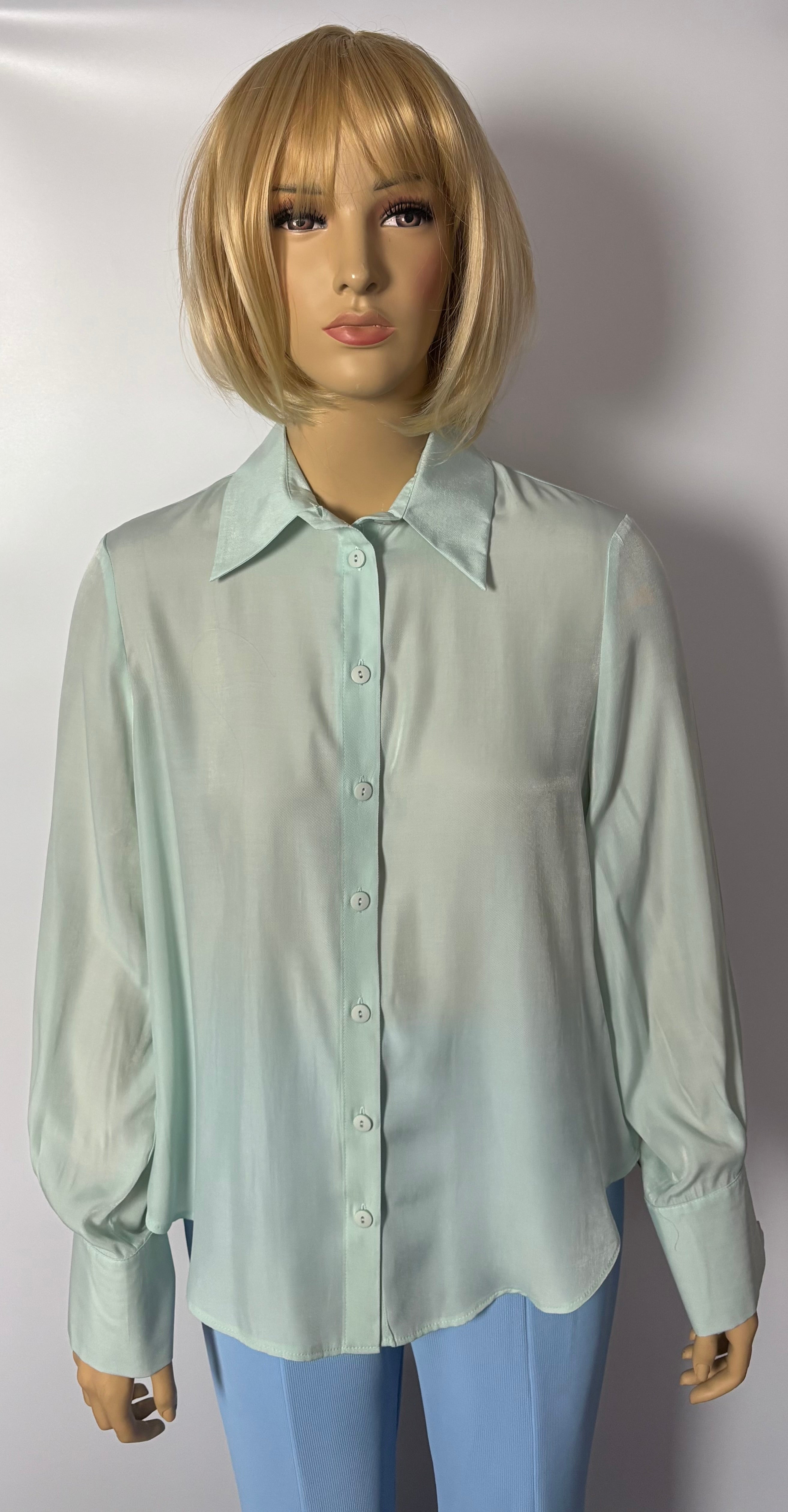 KOSZULA DAMSKA EDAN | MIĘTOWA | PRODUKCJA POLSKA