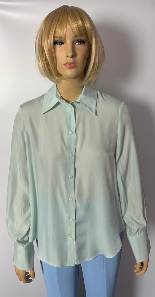 KOSZULA DAMSKA EDAN | MIĘTOWA | PRODUKCJA POLSKA