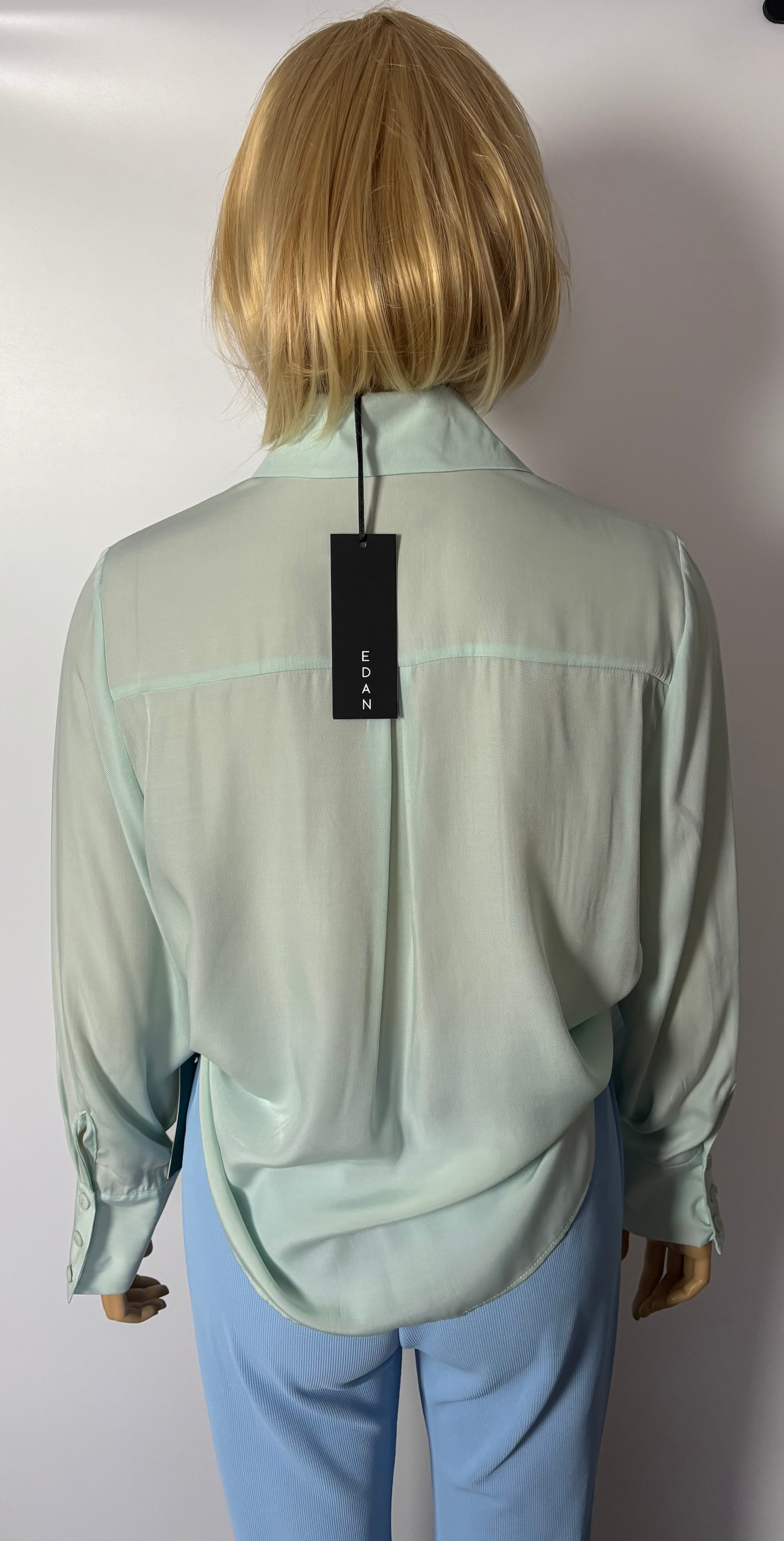 KOSZULA DAMSKA EDAN | MIĘTOWA | PRODUKCJA POLSKA