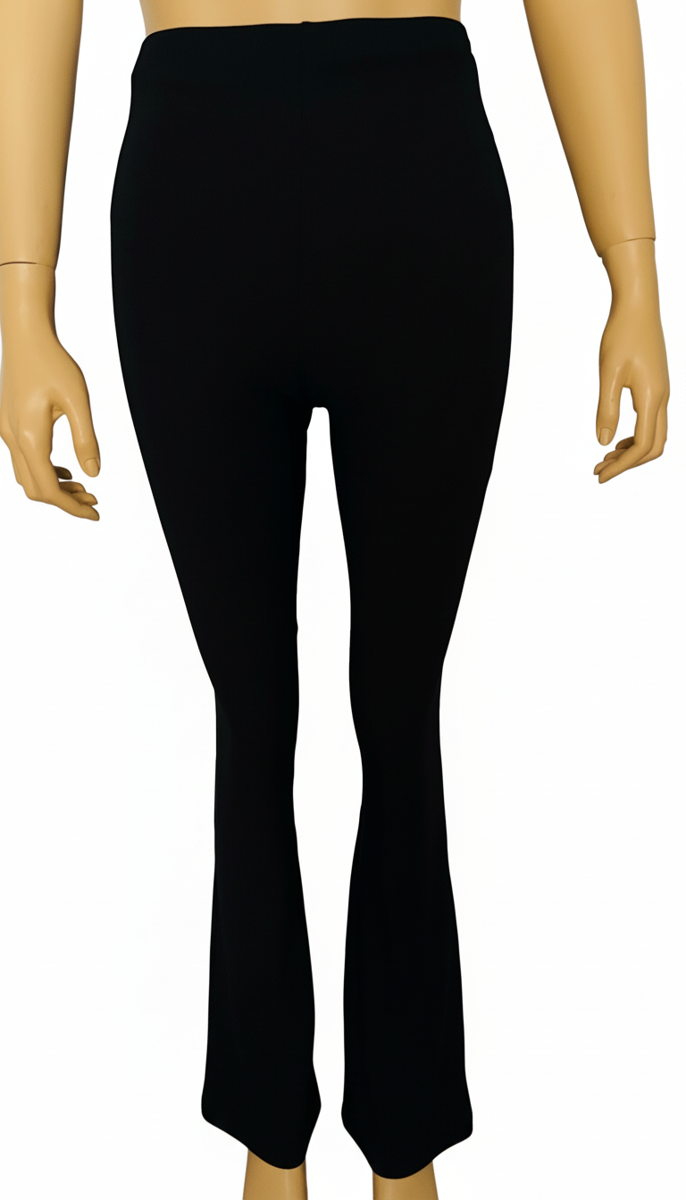 SPODNIE DAMSKIE | CZARNE | PRODUKCJA WŁOSKA